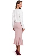 Spódnica Model K025 Dirty Pink - Makover Makover Spódnica Model K025 Dirty Pink - Makover Makover