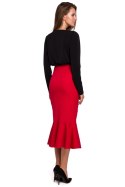 Spódnica Model K025 Red - Makover Makover Spódnica Model K025 Red - Makover Makover