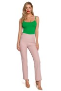 Spodnie Damskie Model K142 Dirty Pink - Makover Makover Spodnie Damskie Model K142 Dirty Pink - Makover Makover