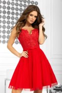 Sukienka Model 2206-02 Red - Bicotone Bicotone Sukienka Model 2206-02 Red - Bicotone Bicotone