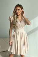 Sukienka Model 281-21 Beige - Bicotone Bicotone Sukienka Model 281-21 Beige - Bicotone Bicotone