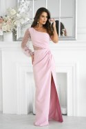 Sukienka Model 296-20 Dirty Pink - Bicotone Bicotone Sukienka Model 296-20 Dirty Pink - Bicotone Bicotone