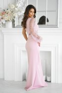 Sukienka Model 296-20 Dirty Pink - Bicotone Bicotone Sukienka Model 296-20 Dirty Pink - Bicotone Bicotone