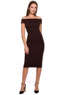 Sukienka Model K001 Brown - Makover Makover Sukienka Model K001 Brown - Makover Makover