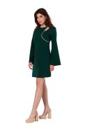 Sukienka Model K181 Bottle Green - Makover Makover Sukienka Model K181 Bottle Green - Makover Makover
