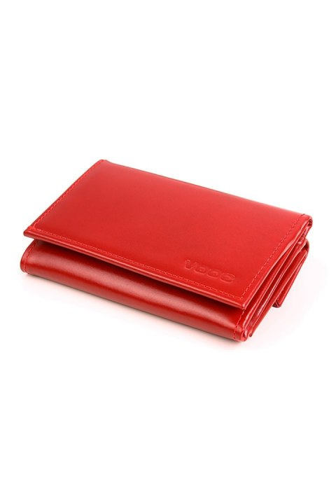 Mały skórzany portfel damski PPD4 Red - Verosoft Verosoft Mały skórzany portfel damski PPD4 Red - Verosoft Verosoft