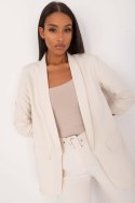 Marynarka Model TW-ZT-BI-24155a.01X Light Beige - Och Bella Och Bella Marynarka Model TW-ZT-BI-24155a.01X Light Beige - Och Bella Och Bella