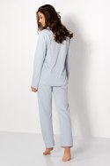 Piżama Damska Model Always Classy Dusty Blue - Momenti Per Me Momenti Per Me Piżama Damska Model Always Classy Dusty Blue - Momenti Per Me Momenti Per Me