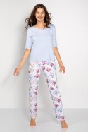 Piżama Damska Model Charming Blue - Momenti Per Me Momenti Per Me Piżama Damska Model Charming Blue - Momenti Per Me Momenti Per Me
