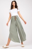 Spodnie Damskie Model TW-SP-BI-81378.24P Khaki - Och Bella Och Bella Spodnie Damskie Model TW-SP-BI-81378.24P Khaki - Och Bella Och Bella