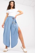 Spodnie Damskie Model TW-SP-BI-81378.24P Light Blue - Och Bella Och Bella Spodnie Damskie Model TW-SP-BI-81378.24P Light Blue - Och Bella Och Bella