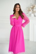 Sukienka Model 269-17 Pink Neon - Bicotone Bicotone Sukienka Model 269-17 Pink Neon - Bicotone Bicotone