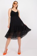 Sukienka Model TW-SK-BI-82345.19P Black - Och Bella Och Bella Sukienka Model TW-SK-BI-82345.19P Black - Och Bella Och Bella