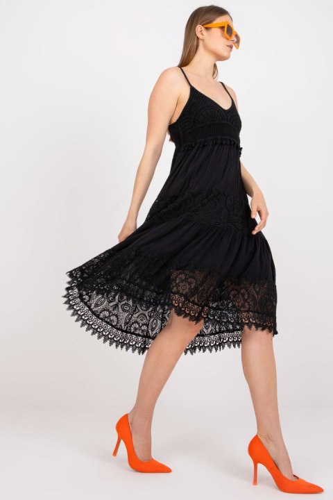 Sukienka Model TW-SK-BI-82345.19P Black - Och Bella Och Bella Sukienka Model TW-SK-BI-82345.19P Black - Och Bella Och Bella