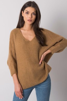 Sweter Damski Model TW-SW-BI-J1001.06 Camel - Och Bella Och Bella