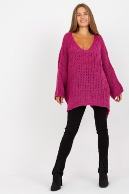 Sweter Damski Model TW-SW-BI-M2200.27 Fuksja - Och Bella Och Bella