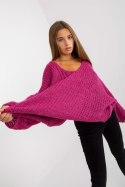 Sweter Damski Model TW-SW-BI-M2200.27 Fuksja - Och Bella Och Bella Sweter Damski Model TW-SW-BI-M2200.27 Fuksja - Och Bella Och Bella