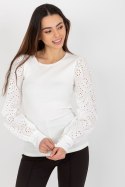 Bluzka Model TW-BZ-OB-046.62P White - Och Bella Och Bella Bluzka Model TW-BZ-OB-046.62P White - Och Bella Och Bella