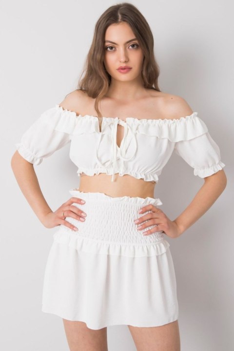Bluzka Model TW-TP-BI-26718.46 White - Och Bella Och Bella Bluzka Model TW-TP-BI-26718.46 White - Och Bella Och Bella