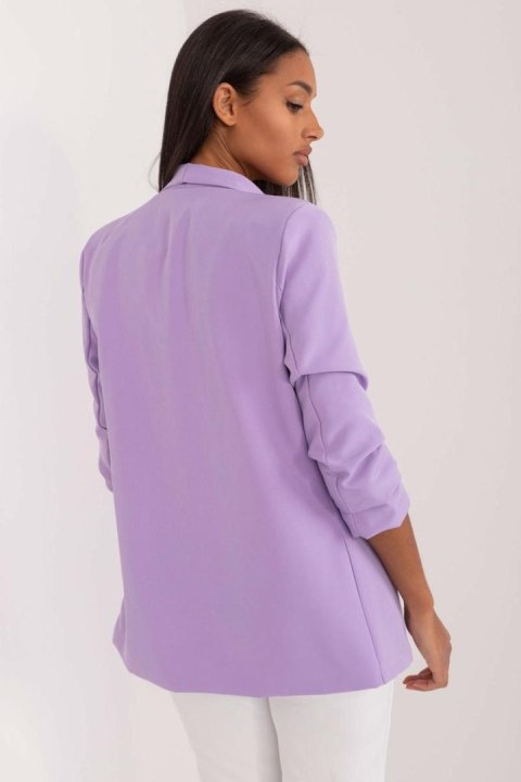 Marynarka Model TW-ZT-BI-24155a.01X Light Violet - Och Bella Och Bella Marynarka Model TW-ZT-BI-24155a.01X Light Violet - Och Bella Och Bella