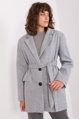 Płaszcz Damski Model TW-PL-BI-2022320.01X Grey - Och Bella Och Bella