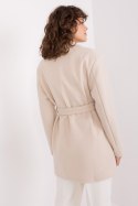 Płaszcz Damski Model TW-PL-BI-2022320.01X Light Beige - Och Bella Och Bella Płaszcz Damski Model TW-PL-BI-2022320.01X Light Beige - Och Bella Och Bella