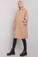 Płaszcz Damski Model TW-PL-BI-21715.63P Beige - Och Bella Och Bella Płaszcz Damski Model TW-PL-BI-21715.63P Beige - Och Bella Och Bella