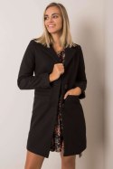 Płaszcz Damski Model TW-PL-BI-25533.18 Black - Och Bella Och Bella Płaszcz Damski Model TW-PL-BI-25533.18 Black - Och Bella Och Bella