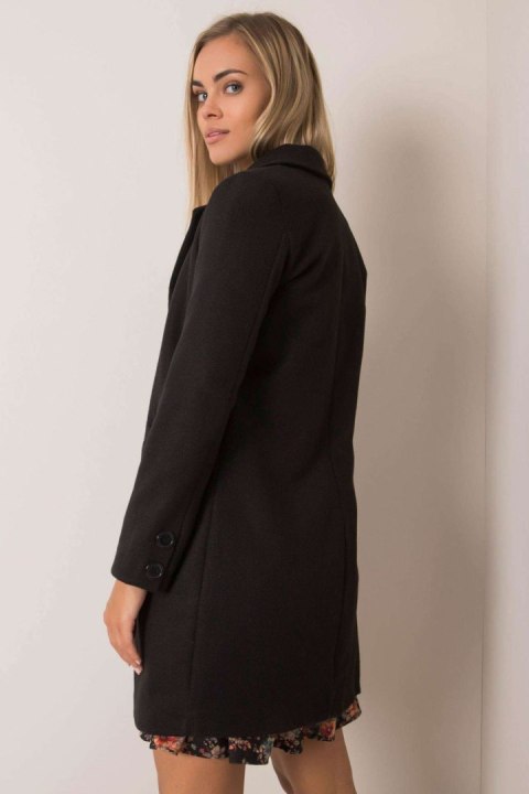 Płaszcz Damski Model TW-PL-BI-25533.18 Black - Och Bella Och Bella Płaszcz Damski Model TW-PL-BI-25533.18 Black - Och Bella Och Bella