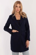 Płaszcz Damski Model TW-PL-BI-25533.18 Navy - Och Bella Och Bella Płaszcz Damski Model TW-PL-BI-25533.18 Navy - Och Bella Och Bella