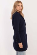Płaszcz Damski Model TW-PL-BI-25533.18 Navy - Och Bella Och Bella Płaszcz Damski Model TW-PL-BI-25533.18 Navy - Och Bella Och Bella