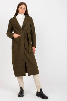 Płaszcz Damski Model TW-PL-BI-5220.63 Khaki - Och Bella Och Bella