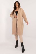 Płaszcz Damski Model TW-PL-BI-7298-2.14 Beige - Och Bella Och Bella Płaszcz Damski Model TW-PL-BI-7298-2.14 Beige - Och Bella Och Bella