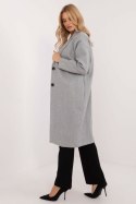 Płaszcz Damski Model TW-PL-BI-7298-2.14 Grey - Och Bella Och Bella Płaszcz Damski Model TW-PL-BI-7298-2.14 Grey - Och Bella Och Bella