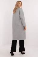 Płaszcz Damski Model TW-PL-BI-7298-2.14 Grey - Och Bella Och Bella Płaszcz Damski Model TW-PL-BI-7298-2.14 Grey - Och Bella Och Bella