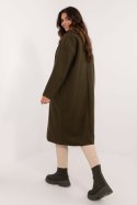 Płaszcz Damski Model TW-PL-BI-7298-2.14 Khaki - Och Bella Och Bella Płaszcz Damski Model TW-PL-BI-7298-2.14 Khaki - Och Bella Och Bella