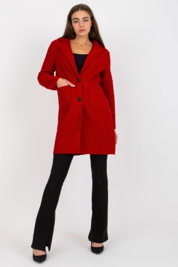 Płaszcz Damski Model TW-PL-BI-7372.18 Dark Red - Och Bella Och Bella