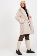 Płaszcz Model TW-PL-2118.95P Light Beige - Och Bella Och Bella Płaszcz Model TW-PL-2118.95P Light Beige - Och Bella Och Bella
