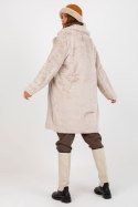 Płaszcz Model TW-PL-2118.95P Light Beige - Och Bella Och Bella Płaszcz Model TW-PL-2118.95P Light Beige - Och Bella Och Bella