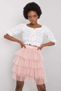 Spódnica Model TW-SD-BI-0517.84 Light Pink - Och Bella Och Bella Spódnica Model TW-SD-BI-0517.84 Light Pink - Och Bella Och Bella