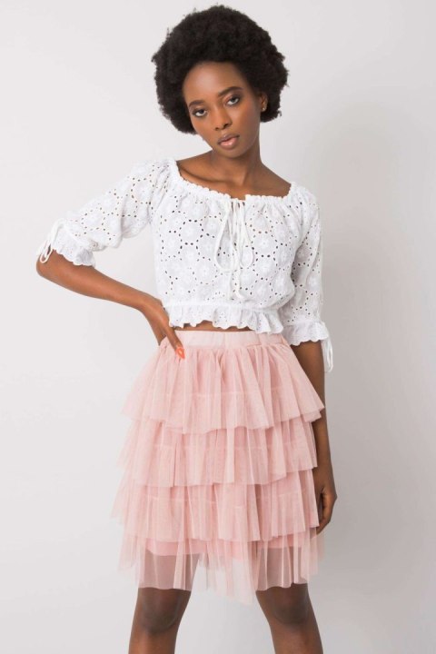 Spódnica Model TW-SD-BI-0517.84 Light Pink - Och Bella Och Bella Spódnica Model TW-SD-BI-0517.84 Light Pink - Och Bella Och Bella