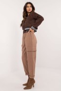 Spodnie Damskie Model TW-SP-BI-6-1313.47 Light Brown - Och Bella Och Bella Spodnie Damskie Model TW-SP-BI-6-1313.47 Light Brown - Och Bella Och Bella