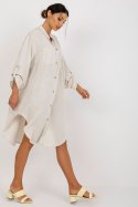 Sukienka Model TW-SK-BE-199D.85P Light Beige - Och Bella Och Bella Sukienka Model TW-SK-BE-199D.85P Light Beige - Och Bella Och Bella