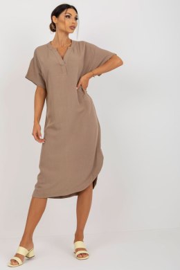 Sukienka Model TW-SK-BE-AZ101.40P Dark Beige - Och Bella Och Bella