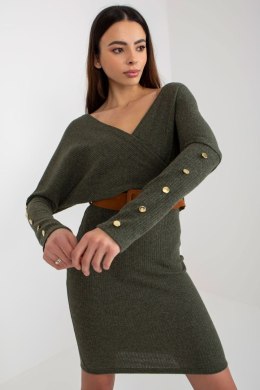 Sukienka Model TW-SK-BE-BQ183.19 Khaki - Och Bella Och Bella