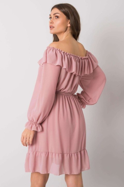 Sukienka Model TW-SK-BI-1203.72P Pink - Och Bella Och Bella Sukienka Model TW-SK-BI-1203.72P Pink - Och Bella Och Bella