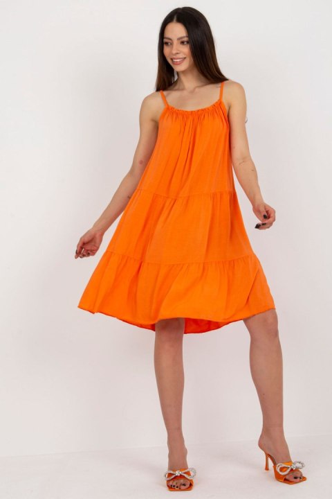 Sukienka Model TW-SK-BI-2006.16 Orange - Och Bella Och Bella Sukienka Model TW-SK-BI-2006.16 Orange - Och Bella Och Bella