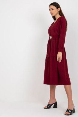 Sukienka Model TW-SK-BI-2021706.93P Bordo - Och Bella Och Bella