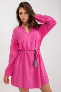Sukienka Model TW-SK-BI-2021977.00 Dark Pink - Och Bella Och Bella Sukienka Model TW-SK-BI-2021977.00 Dark Pink - Och Bella Och Bella