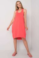 Sukienka Model TW-SK-BI-24199.72P Coral - Och Bella Och Bella Sukienka Model TW-SK-BI-24199.72P Coral - Och Bella Och Bella
